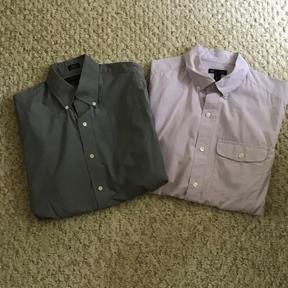 Bundle of 2 Slim Fit L/S Dress Shirts